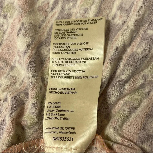 FREE PEOPLE Phoebe Maxi Dress in Peach Combo - Picture 10 of 11